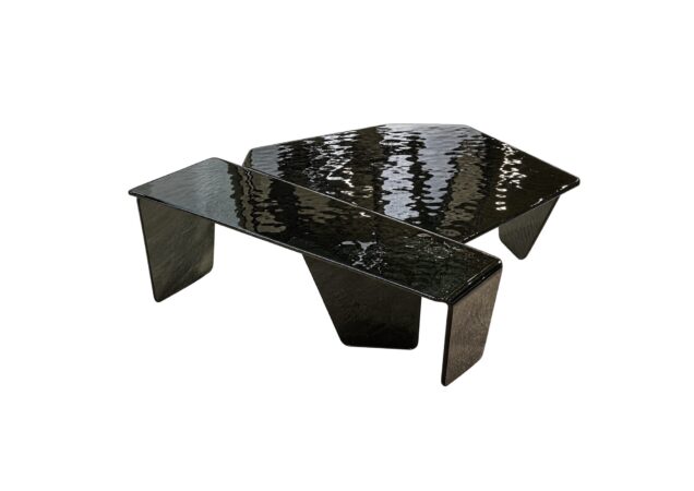 STOLIK CHIMERA 112x103x36H cm + 107x36x41H cm – Z EKSPOZYCJI